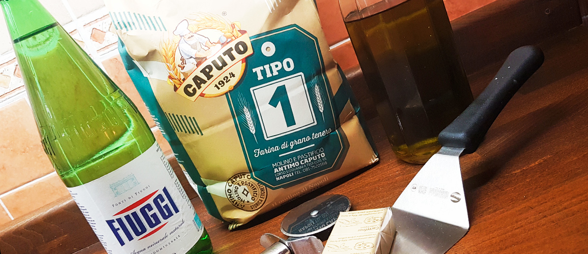 Pizza making in Italy