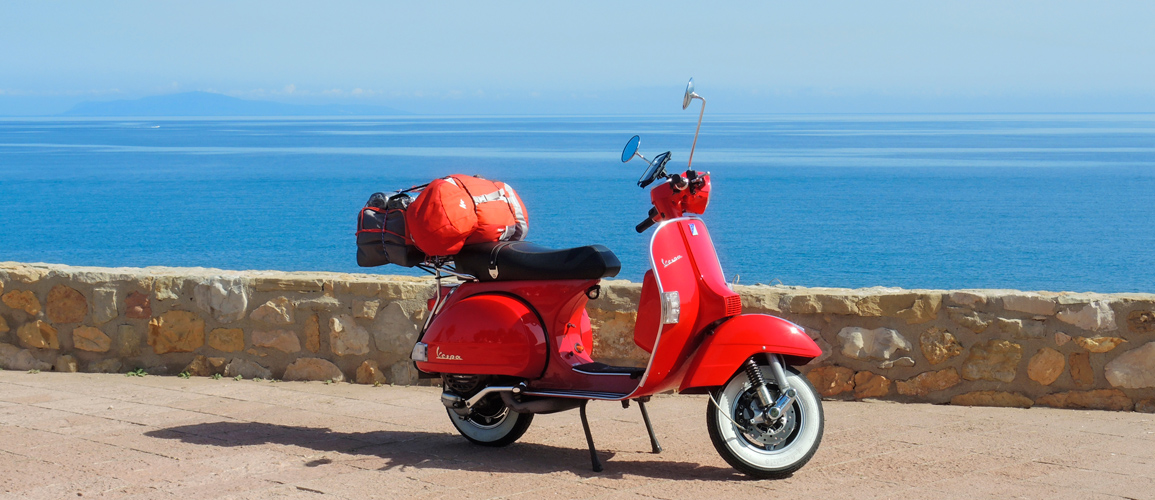 Vespa in Sardinia