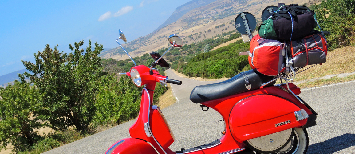 Vespa in Sardinia