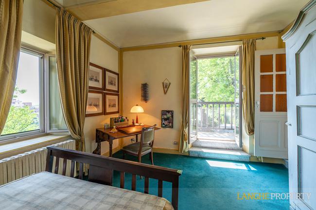 Located on it's own hill with views of vineyards, Alps and the Langhe hills