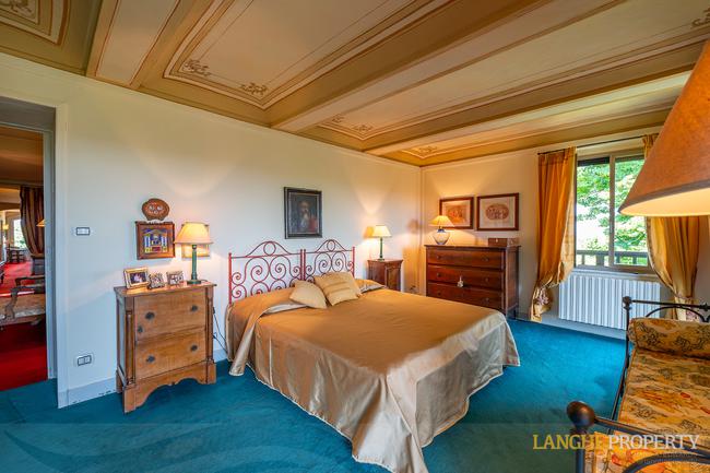 Located on it's own hill with views of vineyards, Alps and the Langhe hills