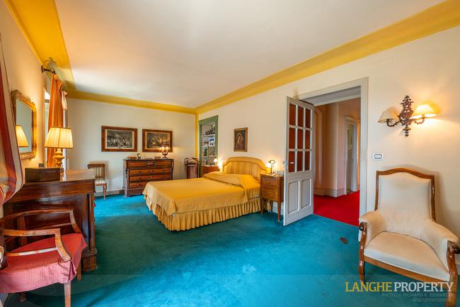 Located on it's own hill with views of vineyards, Alps and the Langhe hills