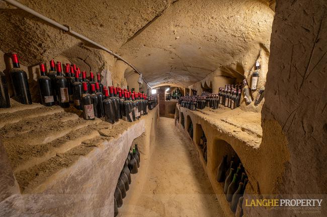 Located on it's own hill with views of vineyards, Alps and the Langhe hills