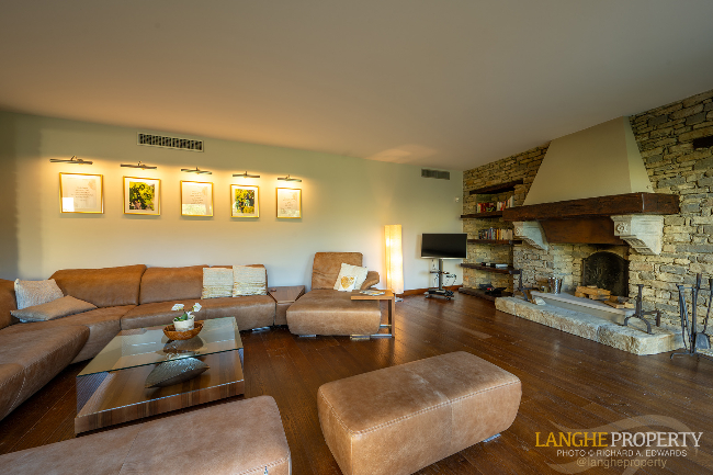 Luxury fully restored Langhe-stone farmhouse