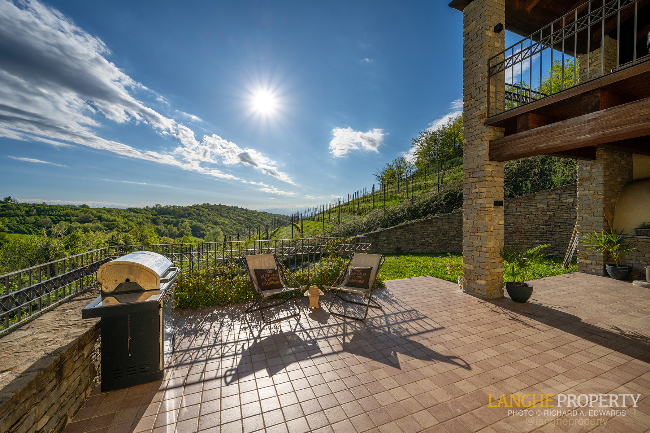 Luxury fully restored Langhe-stone farmhouse