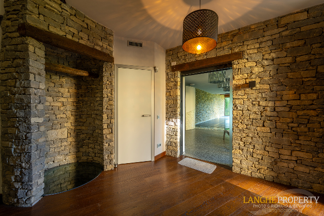 Luxury fully restored Langhe-stone farmhouse