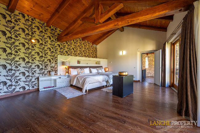 Luxury fully restored Langhe-stone farmhouse
