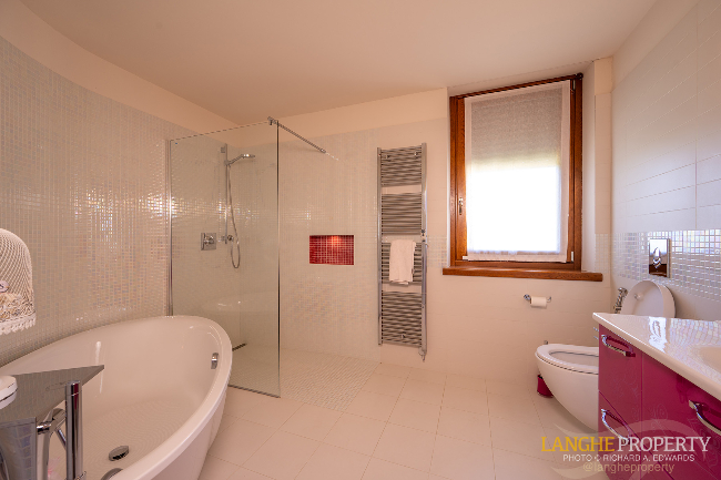 Luxury fully restored Langhe-stone farmhouse