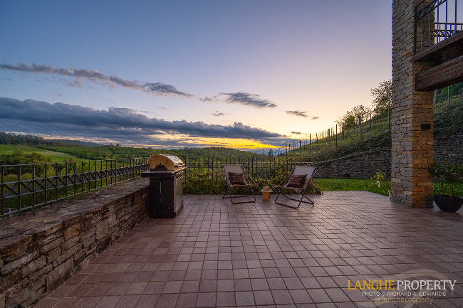 Luxury fully restored Langhe-stone farmhouse